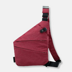 Bolsa Crossbody Antifurto Leve Multicompartimentos