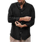 Camisa Masculina | Estilo Casual, Respirável | Esme