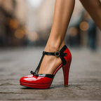 Mulher Scarpin Salto Alto Elegante