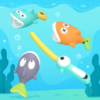 Uma | Jogo de Pesca no Banho | Magnético, Educativo | Bebés e Crianças