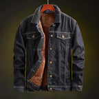 Jaqueta Jeans Forro Interior Resistente ao Vento