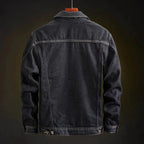 Jaqueta Jeans Forro Interior Resistente ao Vento