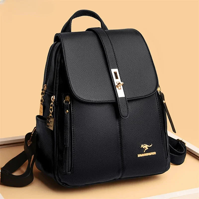 Mochila Feminina Espaçosa Minimalista