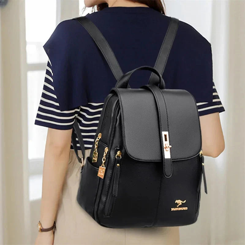 Mochila Feminina Espaçosa Minimalista