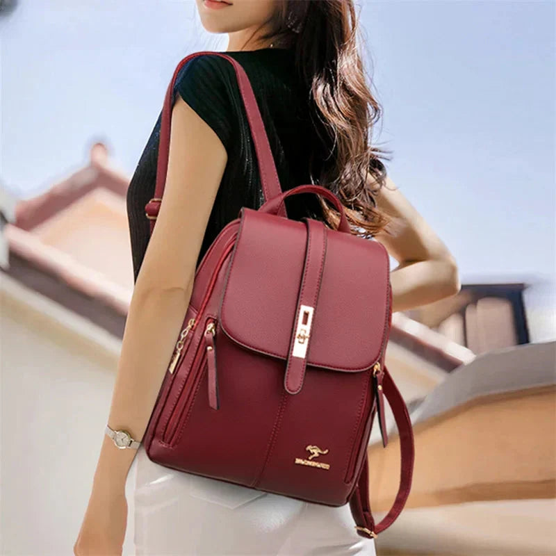 Mochila Feminina Espaçosa Minimalista