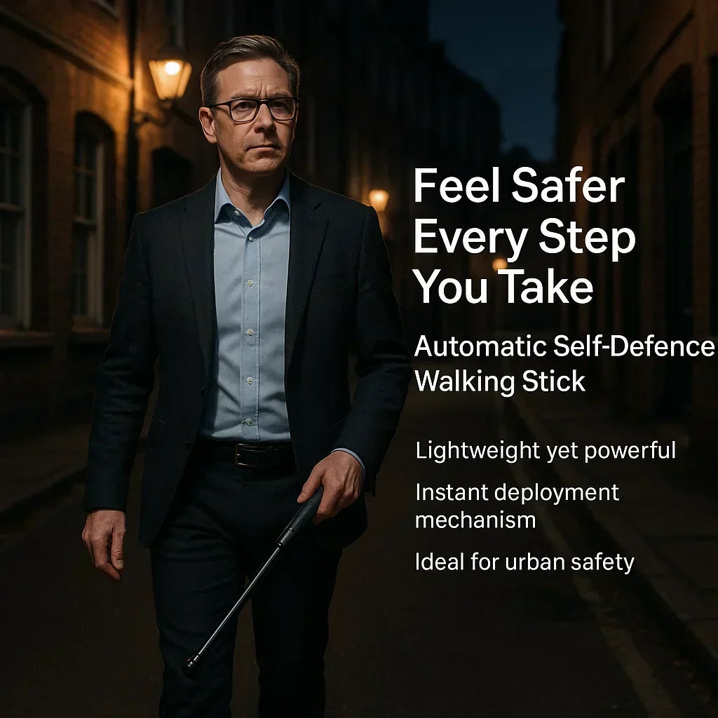 Kestrel | Bengala de Autodefesa Automática para Caminhada Urbana