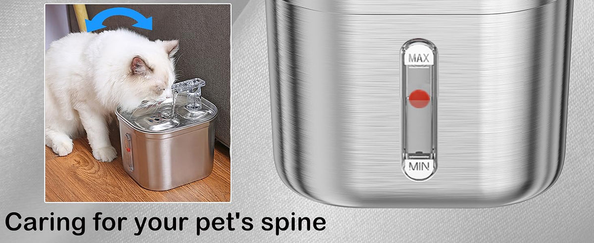 Bebedouro Automático para Gatos Aço Inoxidável
