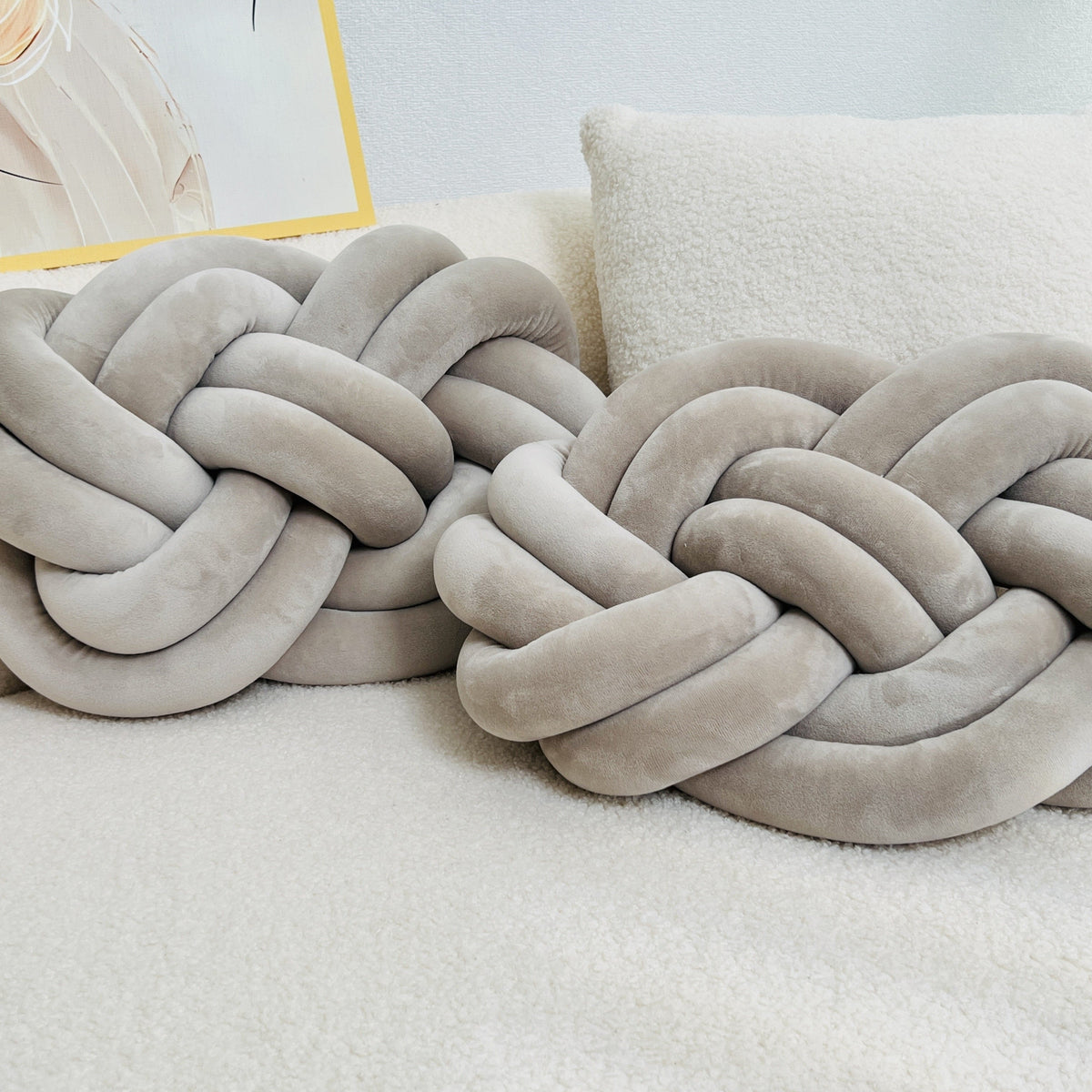 Pearl | Almofadas Decorativas | Pack 2 Unidades, Pelúcia Macia | Sofá, Cama, Sala