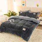Freya | Edredom Plush Extra Grosso Antistático Outono Inverno