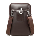 Bolsa Crossbody Masculina Couro