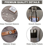 Mochila para Laptop 15,6" | Resistente à Água, Vintage | Organizer, Vinylon