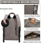 Mochila para Laptop 15,6" | Resistente à Água, Vintage | Organizer, Vinylon