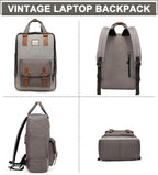 Mochila para Laptop 15,6" | Resistente à Água, Vintage | Organizer, Vinylon