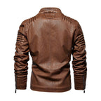 Saoirse | Homem Biker Jacket Forrado Ombros Estruturados