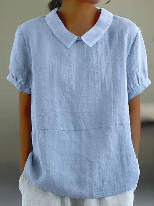 Opal | Blusa Feminina Manga Curta Gola Aberta