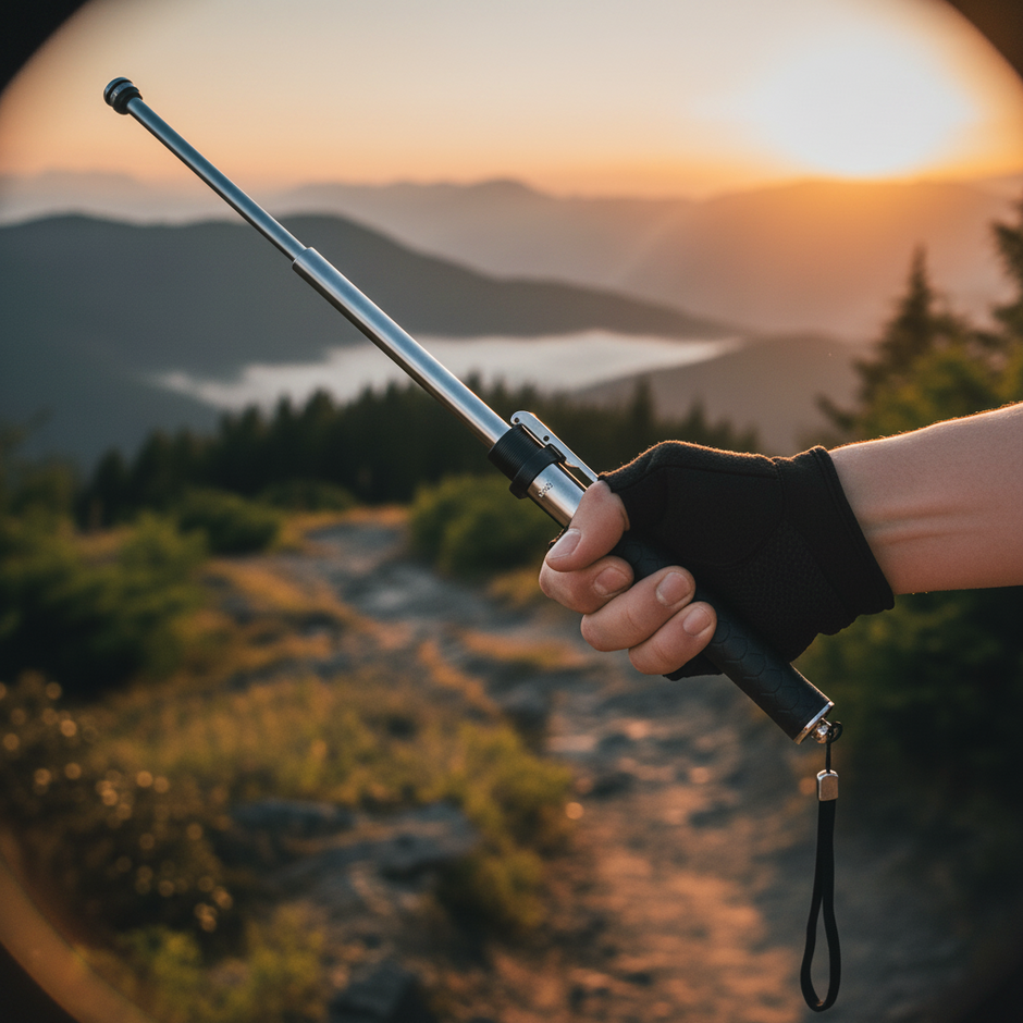 Kestrel | Bengala de Autodefesa Automática para Caminhada Urbana