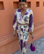 Elowen | Conjunto Feminino Blusa e Saia Floral
