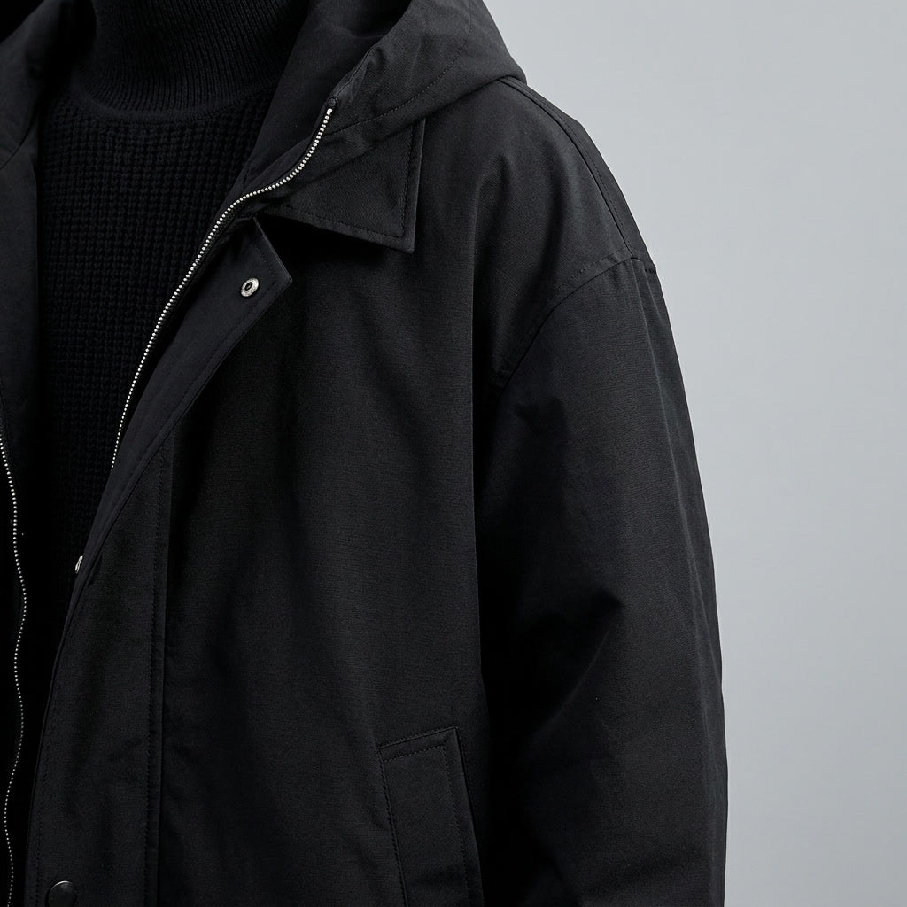 Xanthe | Sobretudo Masculino Longo Resistente ao Vento