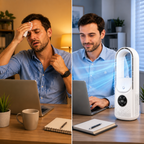 Climatizador Portátil Sem Pás Silencioso Compacto