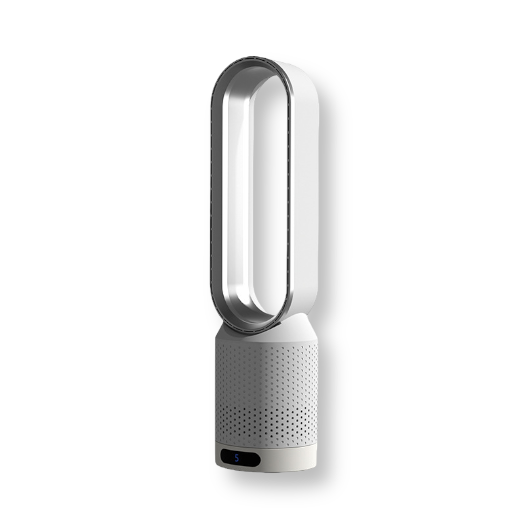 Ventilador Torre Sem Pás 3 em 1 Purificador UV