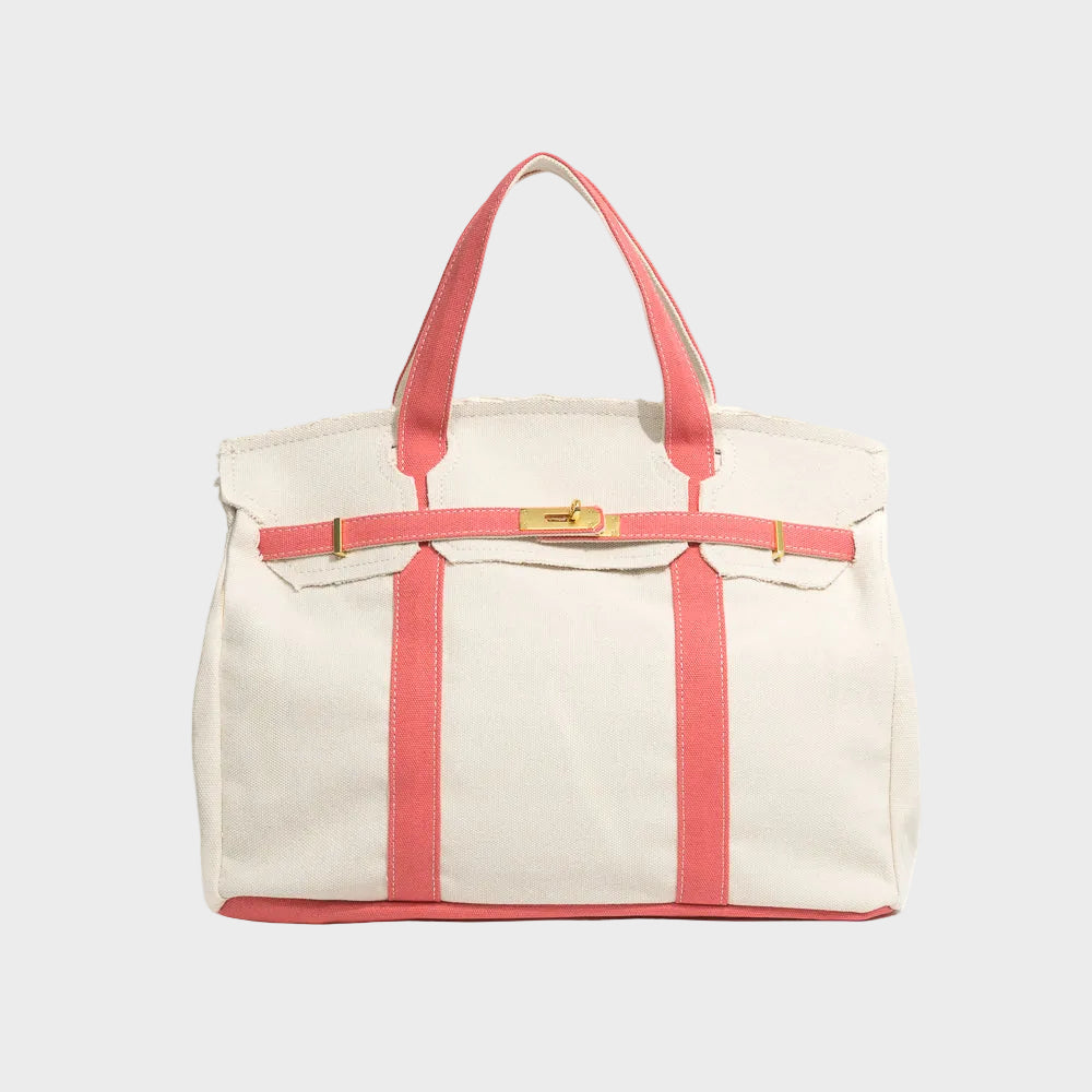 Orla | Tote Bag Canvas Vintage Resistente à Água