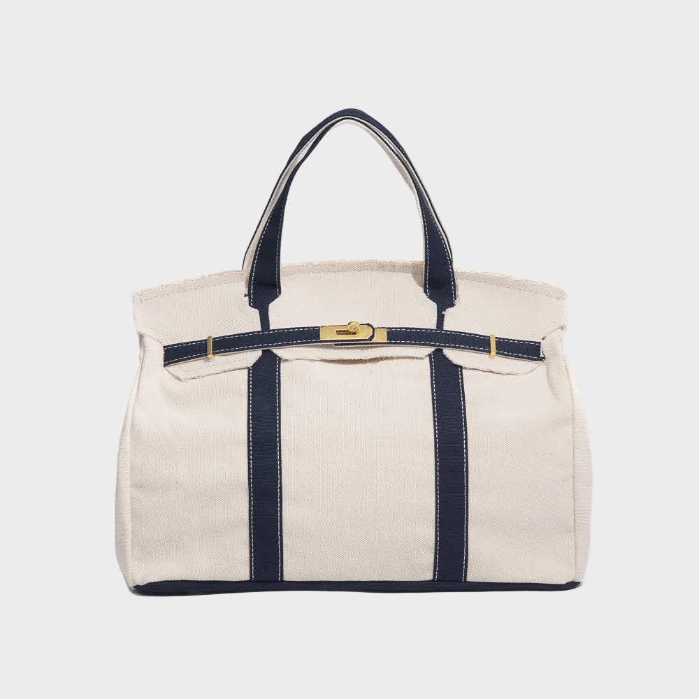 Orla | Tote Bag Canvas Vintage Resistente à Água