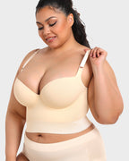 Anouk | Sutiã Push Up Feminino Longline Acolchoado com Bojo