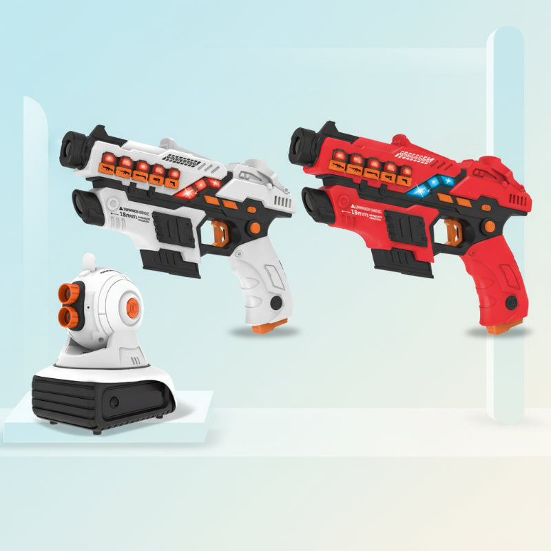 Birdie | Laser Tag Set | Pistolas Infravermelhas para Crianças | 2 a 6 Jogadores