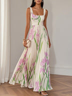 Amara | Vestido Feminino Floral Corte A Boho