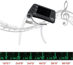 Anouk | Capo de Guitarra 2 em 1 com Afinador | Digital, Clip-On | Liga de Alumínio