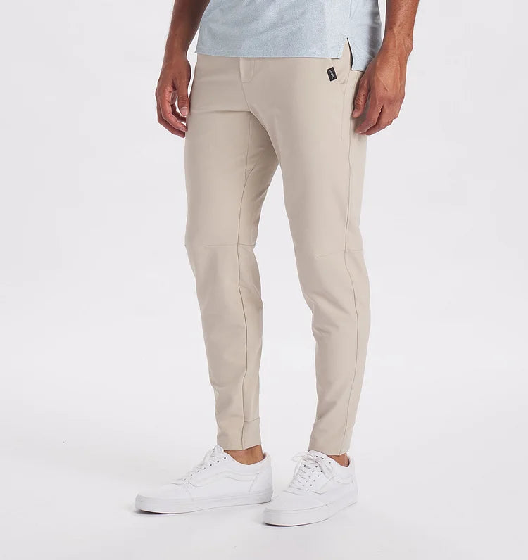 Calças de Fato Masculinas | Tecido Stretch Elástico | Escritório e Lazer