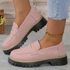 Della | Mocassins ortopédicos de plataforma femininos com suporte do arco