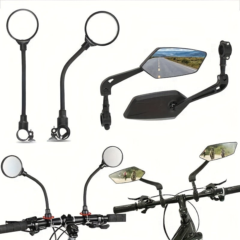 Ondina | Espelhos Retrovisores para Bicicleta | HD Ajustável, 23cm | Pack 2 Unidades