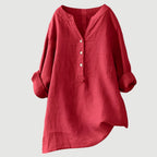 Marlow | Blusa de Linho Feminina Relaxada