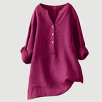 Marlow | Blusa de Linho Feminina Relaxada
