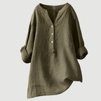 Marlow | Blusa de Linho Feminina Relaxada