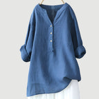 Marlow | Blusa de Linho Feminina Relaxada