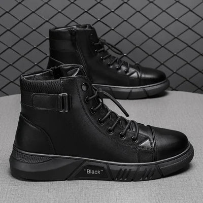 Botas de Pele para Homem | Preto