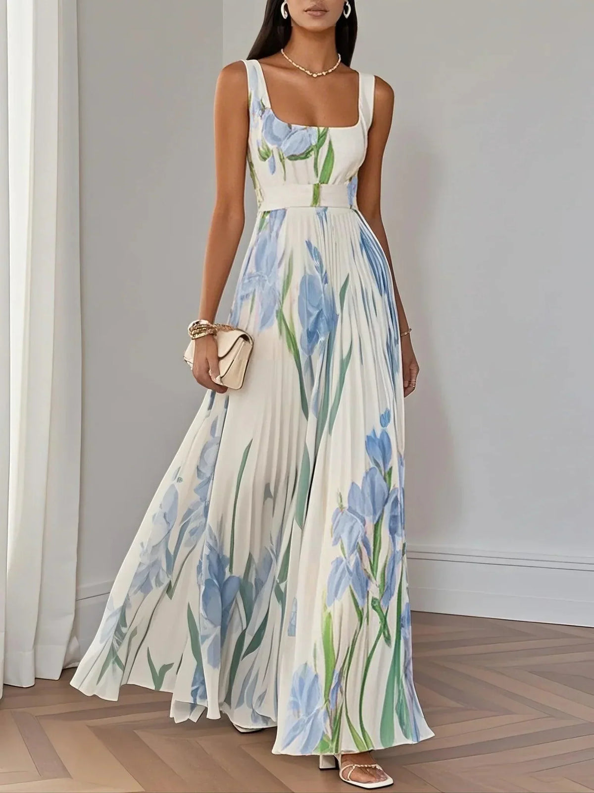 Amara | Vestido Feminino Floral Corte A Boho