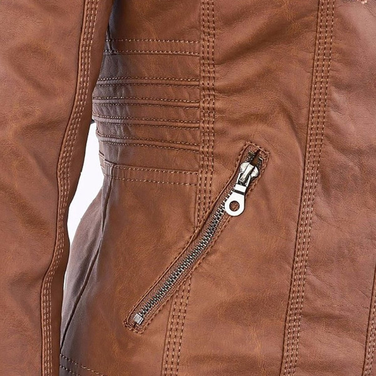 Faye | Mulher Jaqueta com Capuz e Zíper Slim Fit
