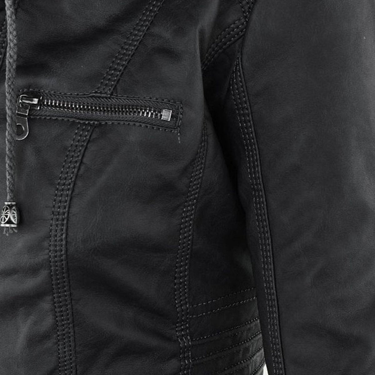 Faye | Mulher Jaqueta com Capuz e Zíper Slim Fit