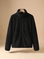 Sorrel | Mulheres Fleece Oversized Jaqueta Gola Alta com Zíper