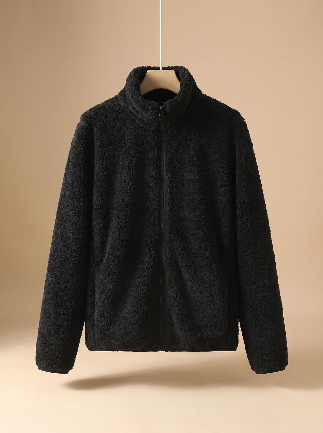 Sorrel | Mulheres Fleece Oversized Jaqueta Gola Alta com Zíper