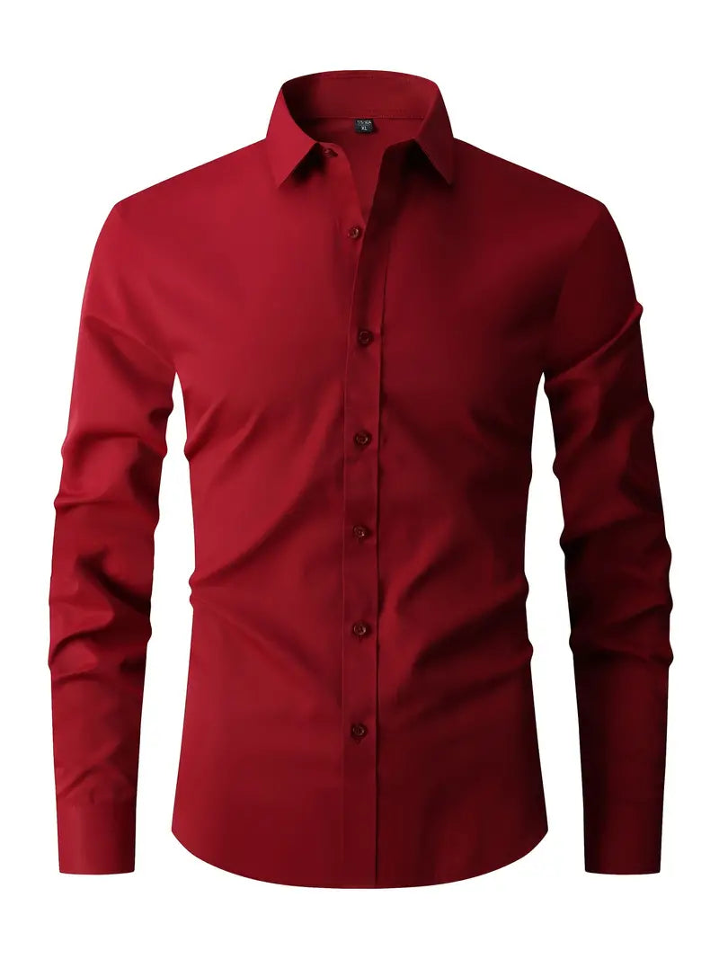 Elowen | Camisa Slim Fit Masculina com Botões