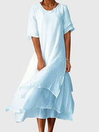 Jolie | Vestido Feminino Decote Aberto Corte Fluido