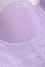 Top de Renda Feminino Bustier com Suporte e Alças Ajustáveis