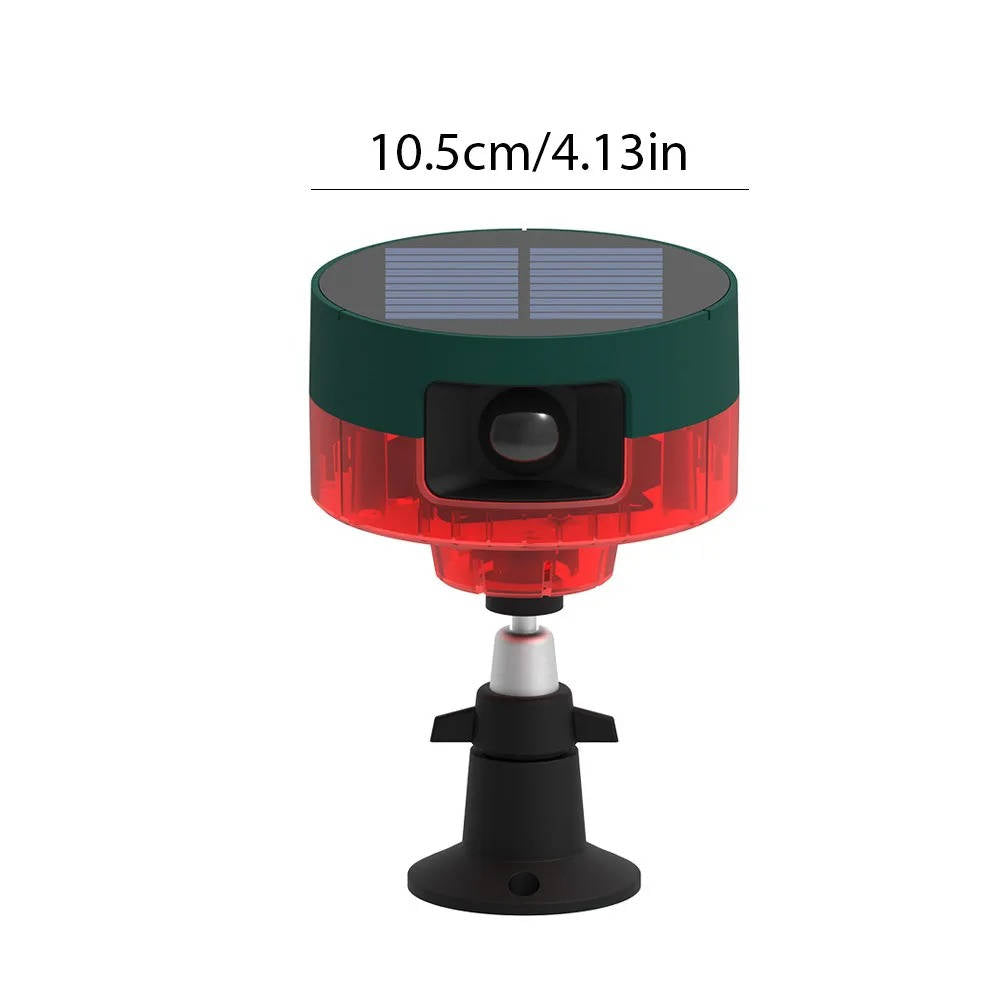 Cassia | Repelente Solar 360° para Pombos, Javalis e Animais | Deteção de Movimento, Energia Solar