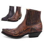 Botas de Pele Country Cano Curto Mulher