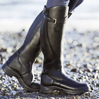 Wynne | Botas Impermeáveis Femininas com Fivelas Abaixo do Joelho