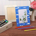 Vianne | Porta-Retratos de Madeira DIY | Conjunto de 10 | 15,24 cm, Decoração